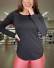 Blusa manga longa viscolycra Blusa manga longa viscolycra
