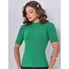 Blusa Manga Princesa Gola Alta