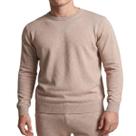 Blusa Masculina Broken Rules Suéter Tricot Bege Areia - 5902