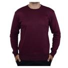 Blusa Masculina Broken Rules Sueter Tricot Bordô - 590160