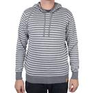Blusa Masculina Darluam Listrado com Capuz Cinza - 4021
