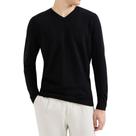 Blusa Masculina Hering ML Sueter Tricot Preta - K0WEN1