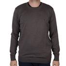 Blusa Masculina Highstil Tricot Gola Redonda Mescla Café - 010259 Blusa Masculina Highstil Tricot Gola Redonda Mescla Café - 010259