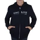 Blusa Masculina Juvenil KingJoe Moletom Apeluciada Capuz Preta MO1020