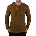 Blusa Masculina King&Joe Tricot Com Capuz Slim Ocre - TC2200