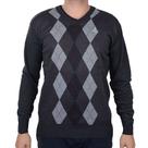 Blusa Masculina Lucky Sailing Sueter Cinza Escuro - 95041