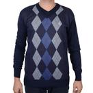 Blusa Masculina Lucky Sailing Sueter Marinho - 95041