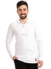 Blusa Masculina Manga Longa Capuz Algodão Elastano Premium