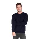 Blusa Masculina Moletom Básica Comfort Marinho Blusa Masculina Moletom Básica Comfort Marinho