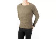 Blusa Masculino Trico Caqui Manga Longa 08068-A9
