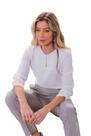 Blusa Matuta Essencial Manga 3/4 Off-White