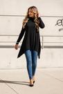 Blusa Max Manga Longa Gola Alta Moda Femenina