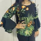Blusa meia manga