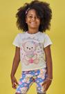 Blusa Menina Estampado Branco Kukiê Blusa Menina Estampado Branco Kukiê