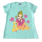 Blusa Menina Infantil Manga Curta Barbie