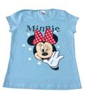 Blusa Menina Infantil Manga Curta Minnie