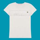 Blusa Menina Kukiê Canelada Detalhe Aviamento Off White Tamanho:3Cor:Igual da foto