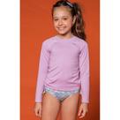 Blusa Menina Kukiê em Malha com Proteção UV50+ cor Lilás