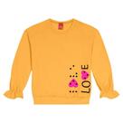 Blusa Menina Kyly em Moletinho sem felpa na cor Amarelo