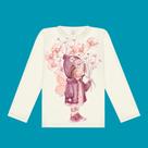 Blusa Menina Malha Modelli Rosa - Alakazoo Blusa Menina Malha Modelli Rosa - Alakazoo