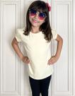 Blusa Milon Infantil Menina Manga Lisa Básica Cotton Blusa Milon Infantil Menina Manga Lisa Básica Cotton