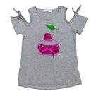 Blusa Mily Cup Cake Juvenil Menina Verão