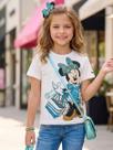 Blusa Minnie Compra e Gatinho Strass Animê