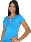 Blusa moda evangélica romantica manga curta kit c/3 sku:bv22