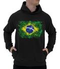Blusa Moletom 484 Brasil Bandeira Nação Brasileira