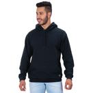 Blusa Moletom Blusão Preto Masculino Capuz Bolso Canguru Blusa Moletom Blusão Preto Masculino Capuz Bolso Canguru