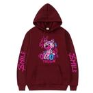 Blusa Moletom Canguru Capuz E Bolso Flanelado Unissex Streetwear Feminino urso Smile Tumblr manga mo