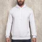 Blusa Moletom Canguru Com Capuz Casaco de Frio Quente Flanelado Algodão Sem Estampa
