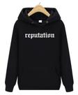 Blusa Moletom Canguru Estampa Reputation Taylor Swift