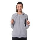 Blusa Moletom Canguru Feminino Cinza com Zíper Blusa Moletom Canguru Feminino Cinza com Zíper