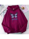 Blusa Moletom Canguru Feminino Dream Borboleta Sonhos Com Capuz e Cordão Bolso Moletons Unissex Blusa Moletom Canguru Feminino Dream Borboleta Sonhos Com Capuz e Cordão Bolso Moletons Unissex