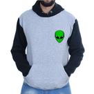 Blusa Moletom Canguru Flanelado Alien ET
