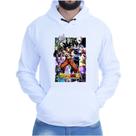Blusa Moletom Canguru Flanelado Casual Dragon Ball Super