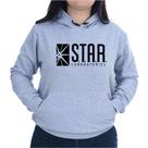 Blusa Moletom Canguru Flanelado Casual Star