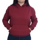 Blusa Moletom Canguru Flanelado Feminino Liso