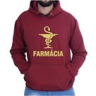 Blusa Moletom Canguru Flanelado Unissex Faculdade de Farmácia