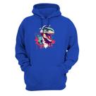 Blusa Moletom Canguru Infantil Frio Inverno Estampada Dinossauro Com Fone