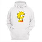 Blusa Moletom Canguru Lisa Simpson C/Capuz Unissex Blusa Moletom Canguru Lisa Simpson C/Capuz Unissex
