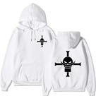 Blusa Moletom Canguru One Piece Anime Barba Branca Unissex Blusa Moletom Canguru One Piece Anime Barba Branca Unissex