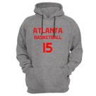 Blusa Moletom Capuz Basquete Atlanta Basketball número 15