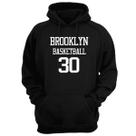 Blusa Moletom Capuz Basquete Brooklyn Basketball número 30 Blusa Moletom Capuz Basquete Brooklyn Basketball número 30