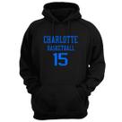 Blusa Moletom Capuz Basquete Charlotte Basketball número 1