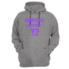 Blusa Moletom Capuz Basquete Minnesota Basketball número 32 Blusa Moletom Capuz Basquete Minnesota Basketball número 32