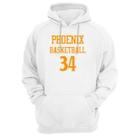 Blusa Moletom Capuz Basquete Phoenix Basketball número 34