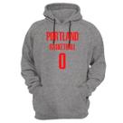 Blusa Moletom Capuz Basquete Portland Basketball número 0