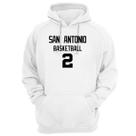 Blusa Moletom Capuz Basquete San Antonio Basketball número 2